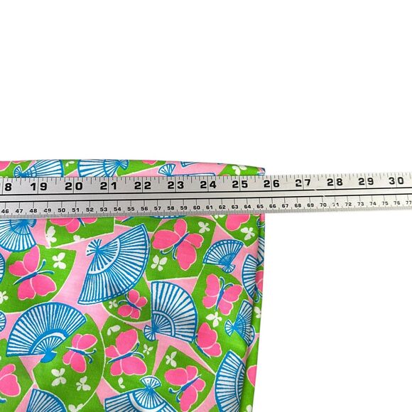 Vintage Lilly Pulitzer Skirt 16 Butterfly Fans Dorothy Bullitt 80s USA Rare New - Picture 11 of 11